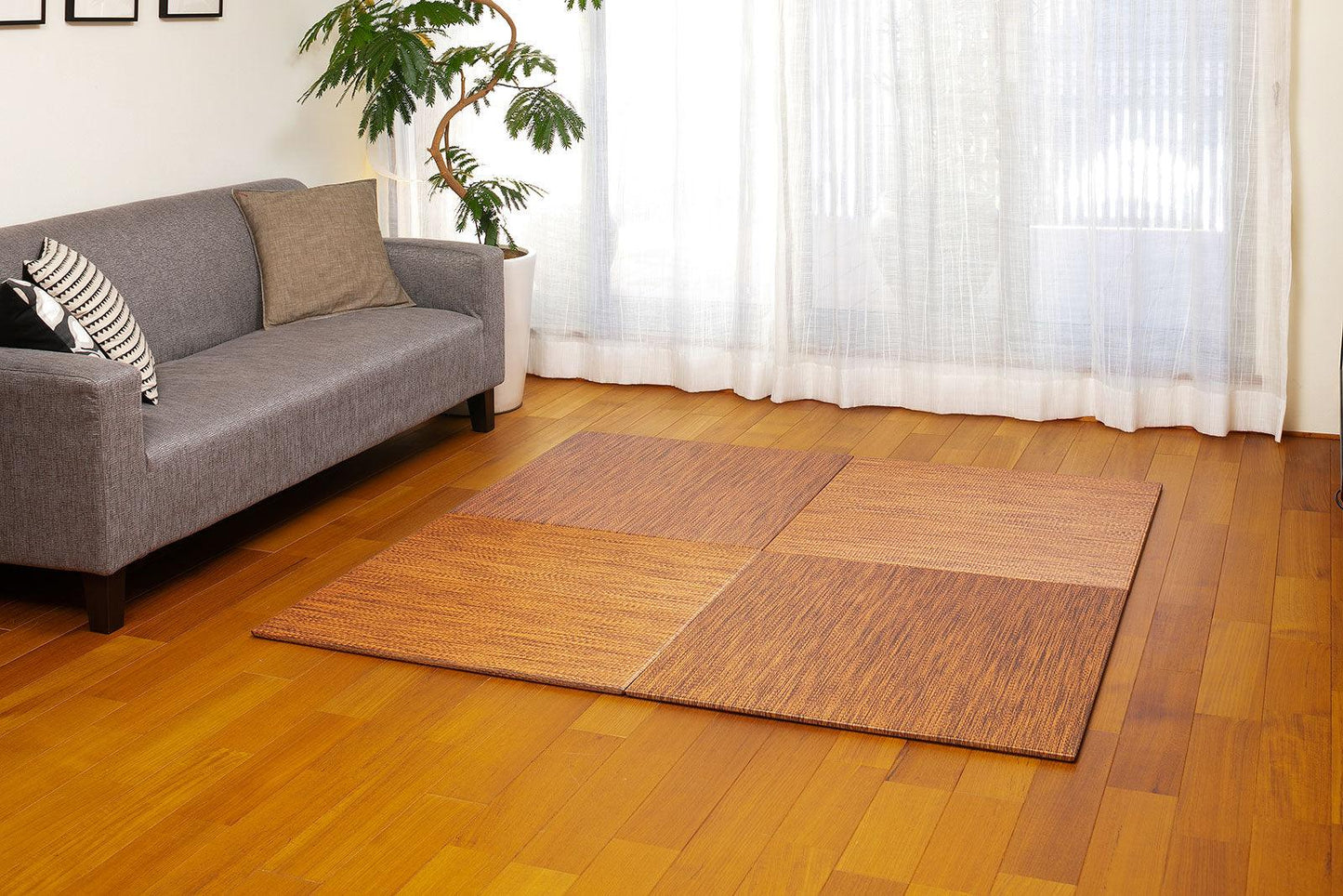 縁無し樹脂表置き畳 気分草快マーブル - kunieda