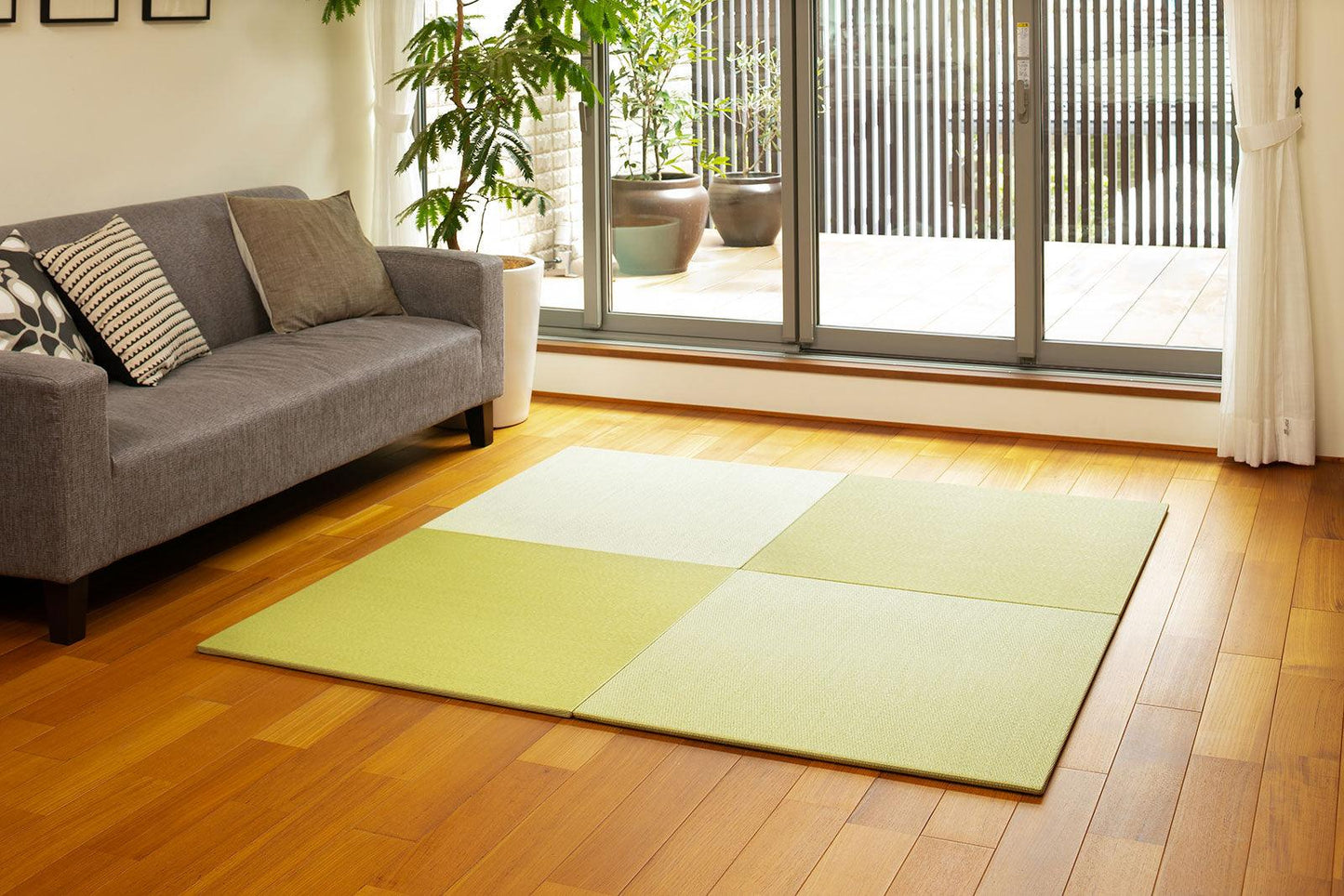 縁無し和紙表置き畳 綾波 - kunieda