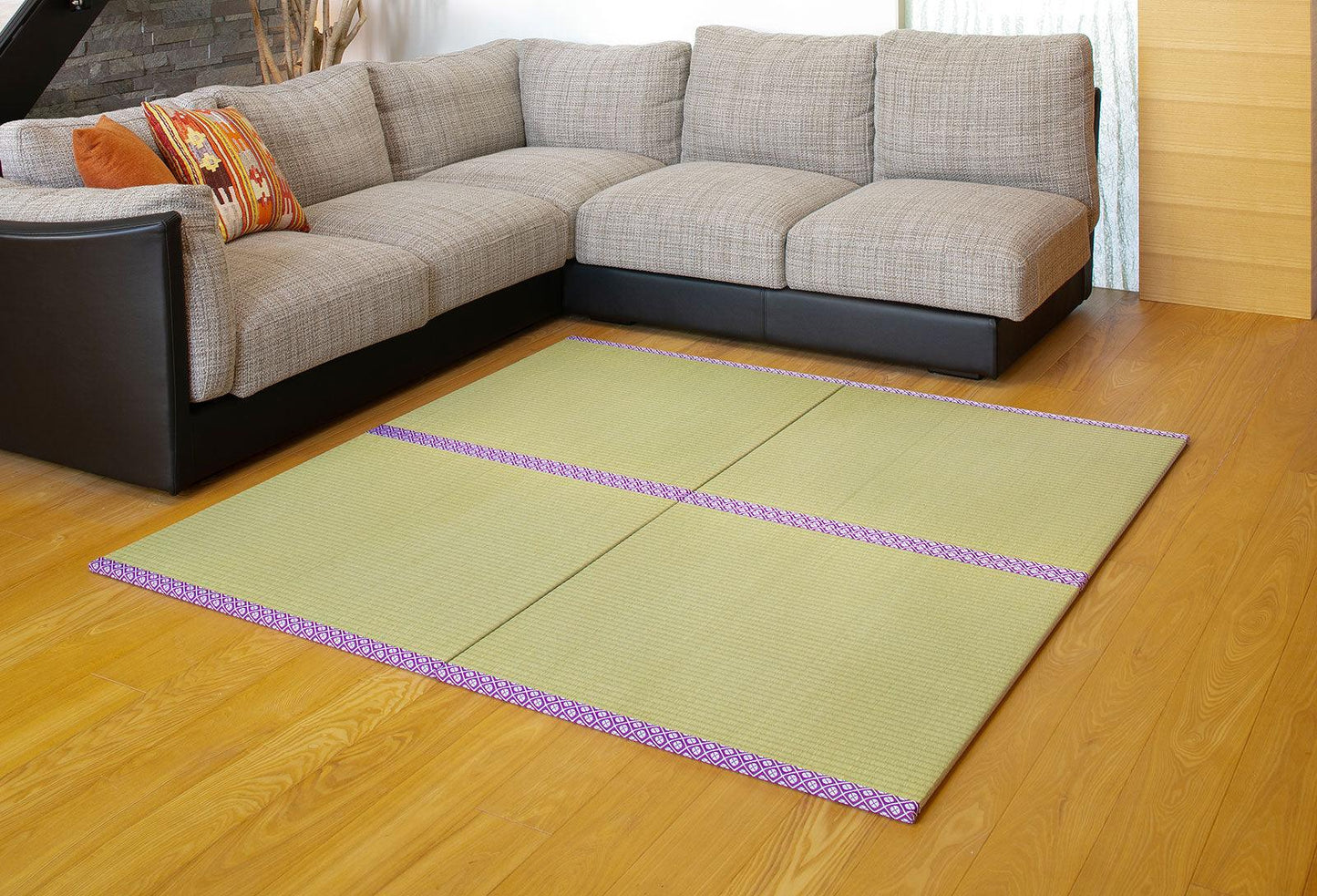 縁付き国産天然イ草表 置き畳 - kunieda