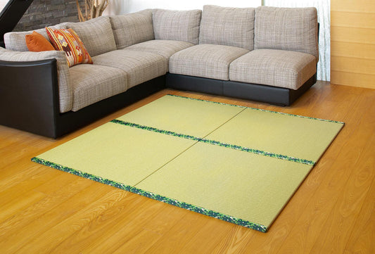 国枝縁付き和紙表置き畳シリーズ「銀白100A」へ