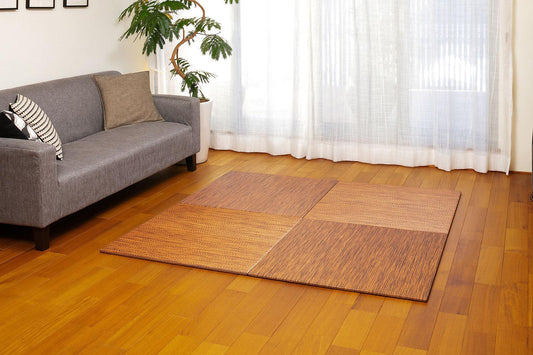 国枝縁無し樹脂表置き畳「気分草快マーブル」へ