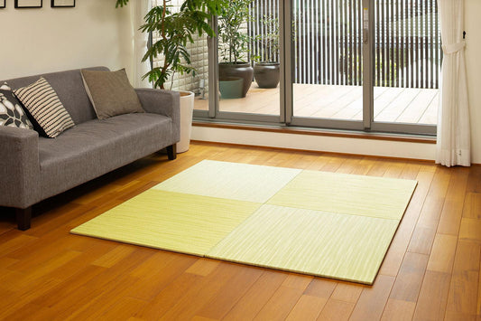 国枝縁無し和紙表置き畳シリーズ「穂波」へ