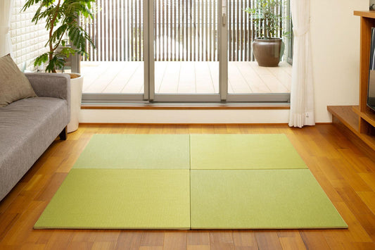 国枝縁無し和紙表置き畳シリーズ「清流」へ