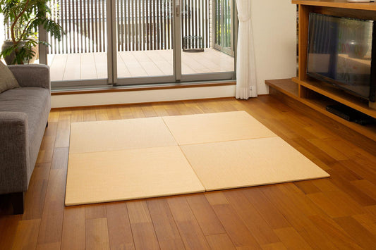 国枝縁無し和紙表置き畳シリーズ「清流カクテルフィット」へ