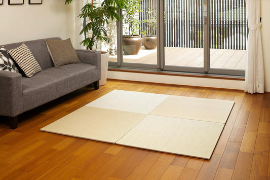 国枝縁無し和紙表置き畳シリーズ「小波」へ